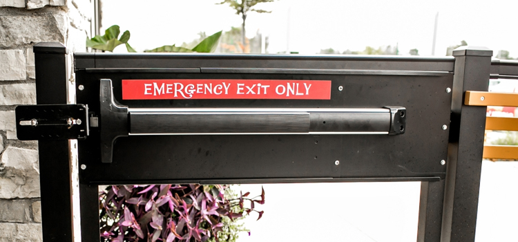 emergency push bar installation in South Bradenton